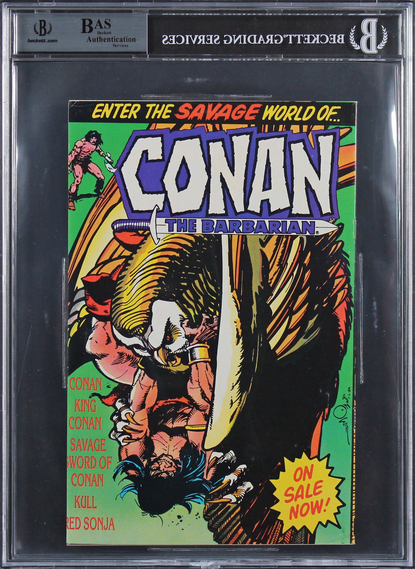 Stan Lee & Michael Golden Authentic Signed No-Prize Book #1 Comic BAS Slabbed
