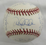 New York Yankees Greats Signed Rawlings Baseball Steiner COA - Derek Jeter, Reggie Jackson