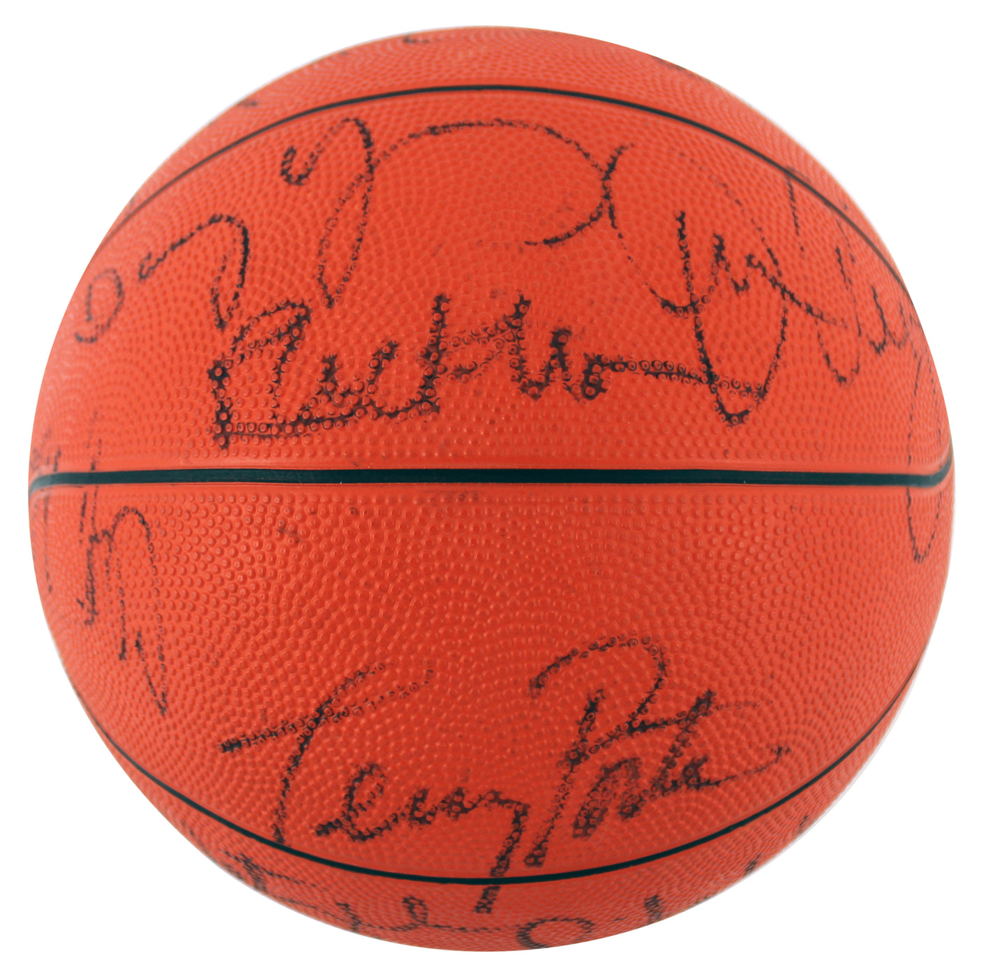 1990 Blazers (14) Drexler, Ainge, Robinson Signed Baden Basketball BAS #AC33556