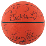 1990 Blazers (14) Drexler, Ainge, Robinson Signed Baden Basketball BAS #AC33556