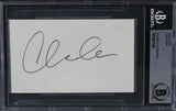 Chris Penn Reservoir Dogs Authentic Signed 3x5 Index Card BAS Slabbed