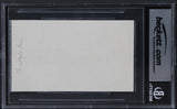 Chris Penn Reservoir Dogs Authentic Signed 3x5 Index Card BAS Slabbed