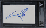 Cuba Gooding Jr. Boyz N The Hood Authentic Signed 3x5 Index Card BAS Slabbed