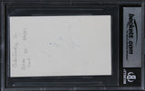 Cuba Gooding Jr. Boyz N The Hood Authentic Signed 3x5 Index Card BAS Slabbed
