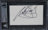 Cuba Gooding Jr. Boyz N The Hood Authentic Signed 3x5 Index Card BAS Slabbed 3