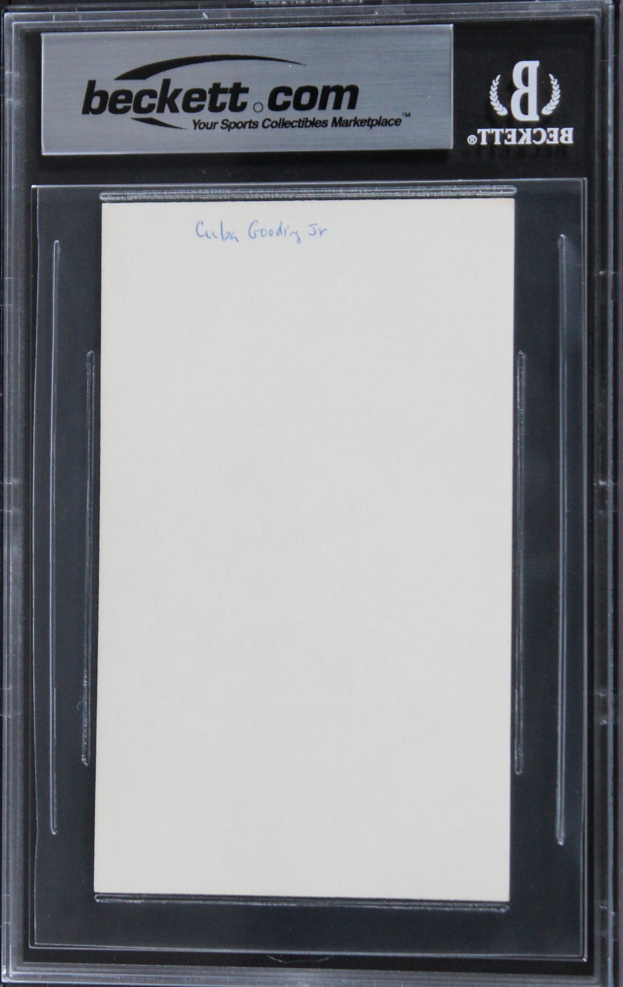 Cuba Gooding Jr. Boyz N The Hood Authentic Signed 3x5 Index Card BAS Slabbed 3