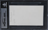 Courtney Love Hole Authentic Signed 3x5 Index Card Autographed BAS Slabbed 2