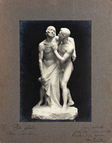 Auguste Rodin "Pour solliciter" Authentic Signed Matted 6.25x9 Photo BAS