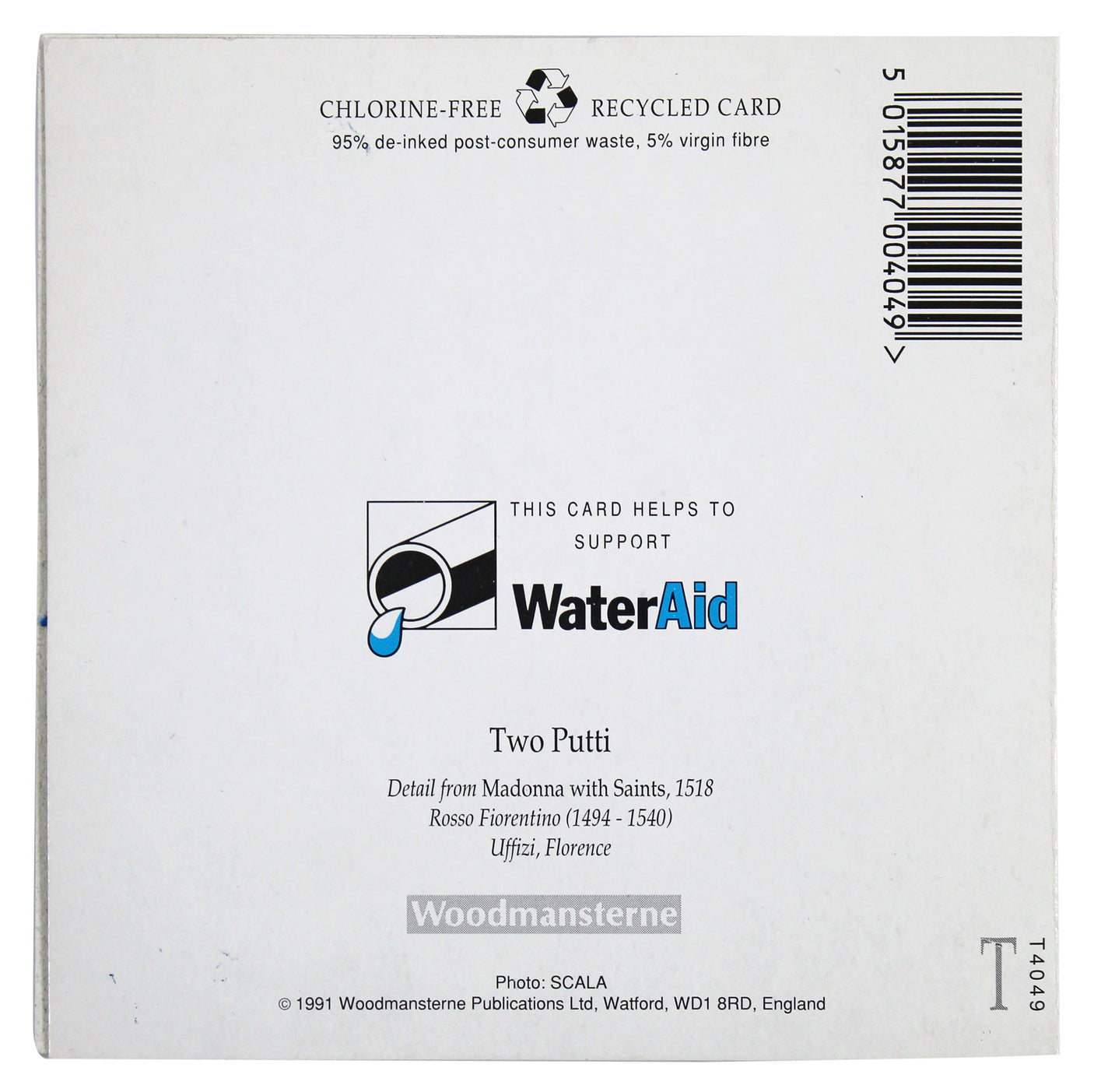 Robert Plant Led Zeppelin Signed 4x8.15 Christmas Greeting Card BAS #AB14600