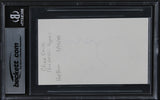 Chad Smith Red Hot Chili Peppers Authentic Signed 3x5 Index Card BAS Slabbed