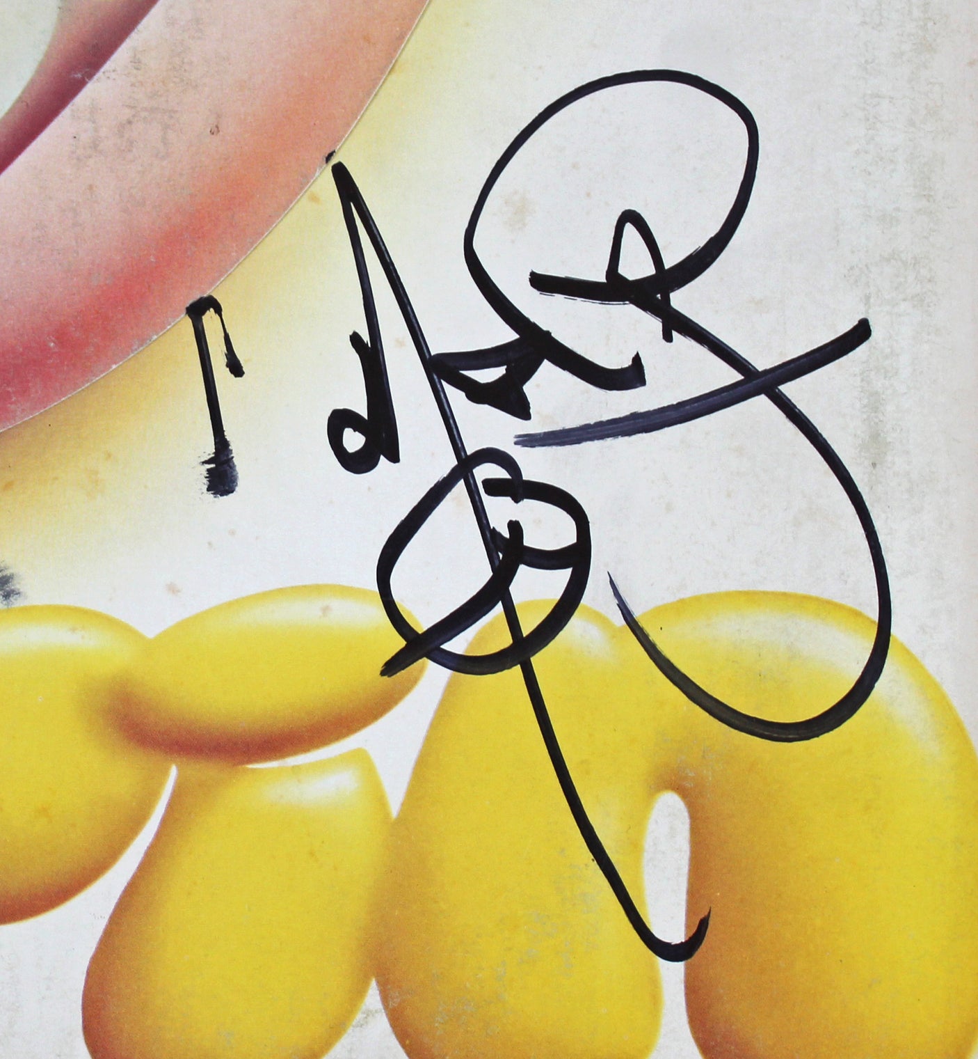 Nils Lofgren Grin Authentic Signed Album Cover W/ Vinyl BAS #Q61651