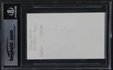 Chad Smith Red Hot Chili Peppers Authentic Signed 3x5 Index Card BAS Slabbed