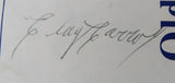 Joe DiMaggio Clay Carroll Signed Auto Mets Pamphlet