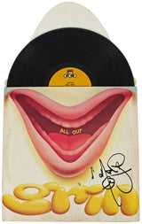 Nils Lofgren Grin Authentic Signed Album Cover W/ Vinyl BAS #Q61651