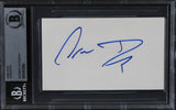 Charlie Day It's Always Sunny in Philadelphia Signed 3x5 Index Card BAS Slabbed