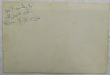 Leon Janney Signed Auto Lounge Mets Pamphlet