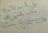 Leon Janney Signed Auto Lounge Mets Pamphlet