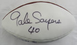 Gale Sayers +1 Signed Wilson Football JSA CL12142