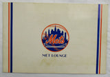 Leon Janney Signed Auto Lounge Mets Pamphlet