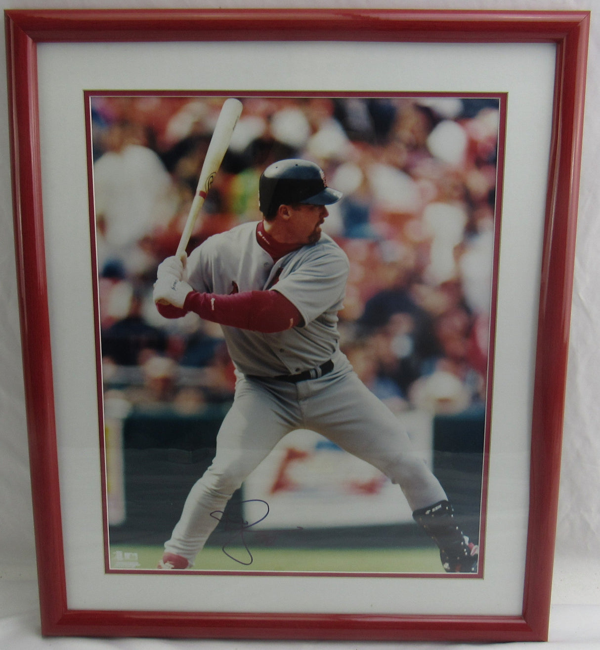 Mark McGwire Signed Framed 16x20 - Cardinals JSA CN60398