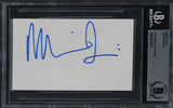 Minnie Driver Good Will Hunting Authentic Signed 3x5 Index Card BAS Slabbed