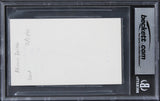 Minnie Driver Good Will Hunting Authentic Signed 3x5 Index Card BAS Slabbed