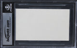 Milton Berle The Milton Berle Show Authentic Signed 3x5 Index Card BAS Slabbed 2