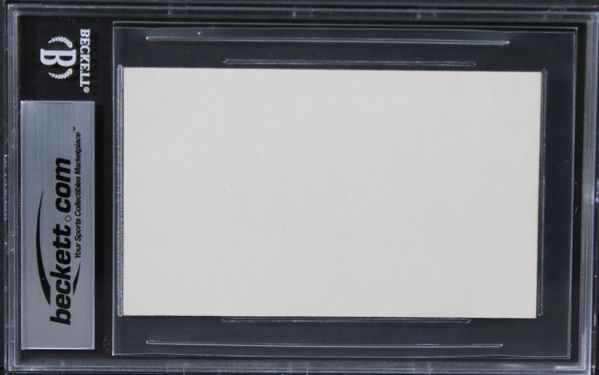 Milton Berle The Milton Berle Show Authentic Signed 3x5 Index Card BAS Slabbed 2