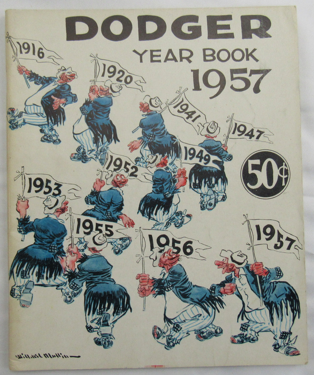 Brooklyn Dodgers 1957 Yearbook Magazine