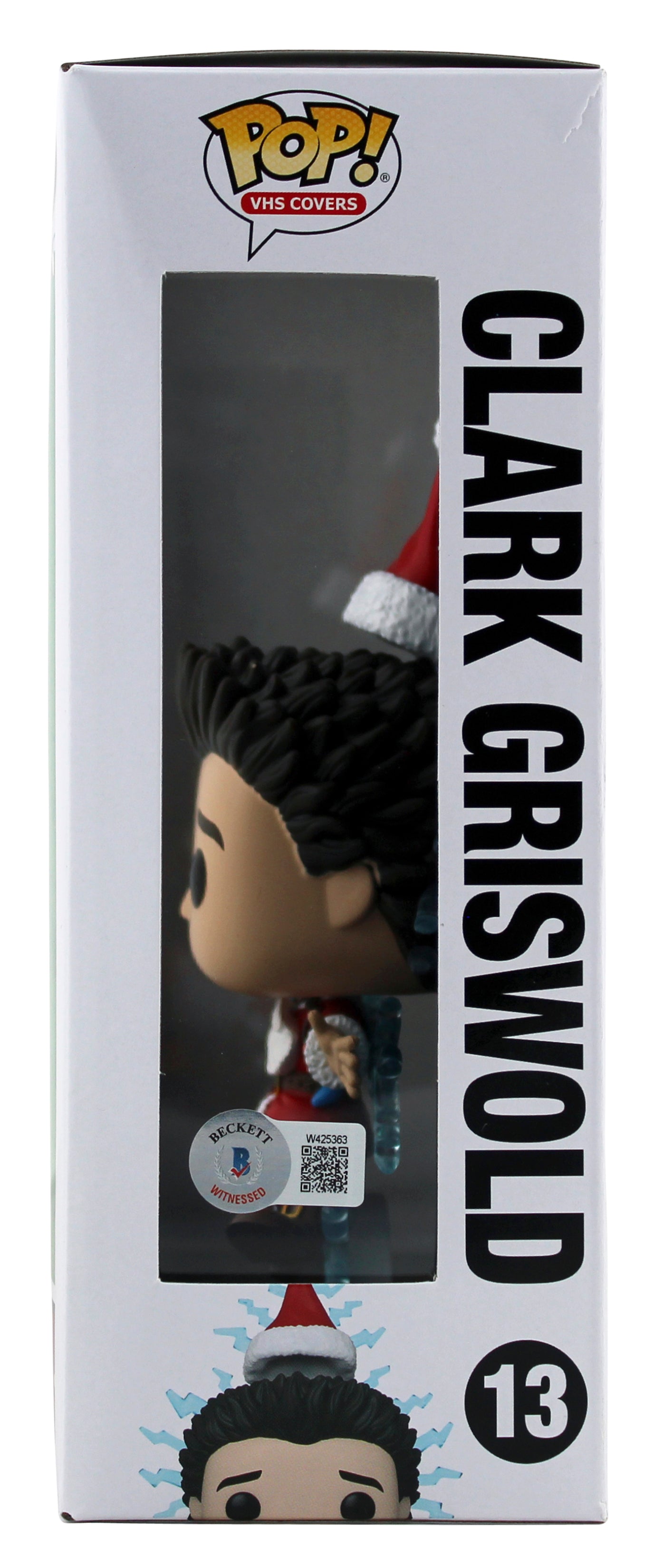 Chevy Chase Christmas Vacation "Clark" Signed VHS Covers #13 Funko Pop BAS Wit 1