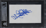 Melanie Griffith Working Girl Authentic Signed 3x5 Index Card BAS Slabbed