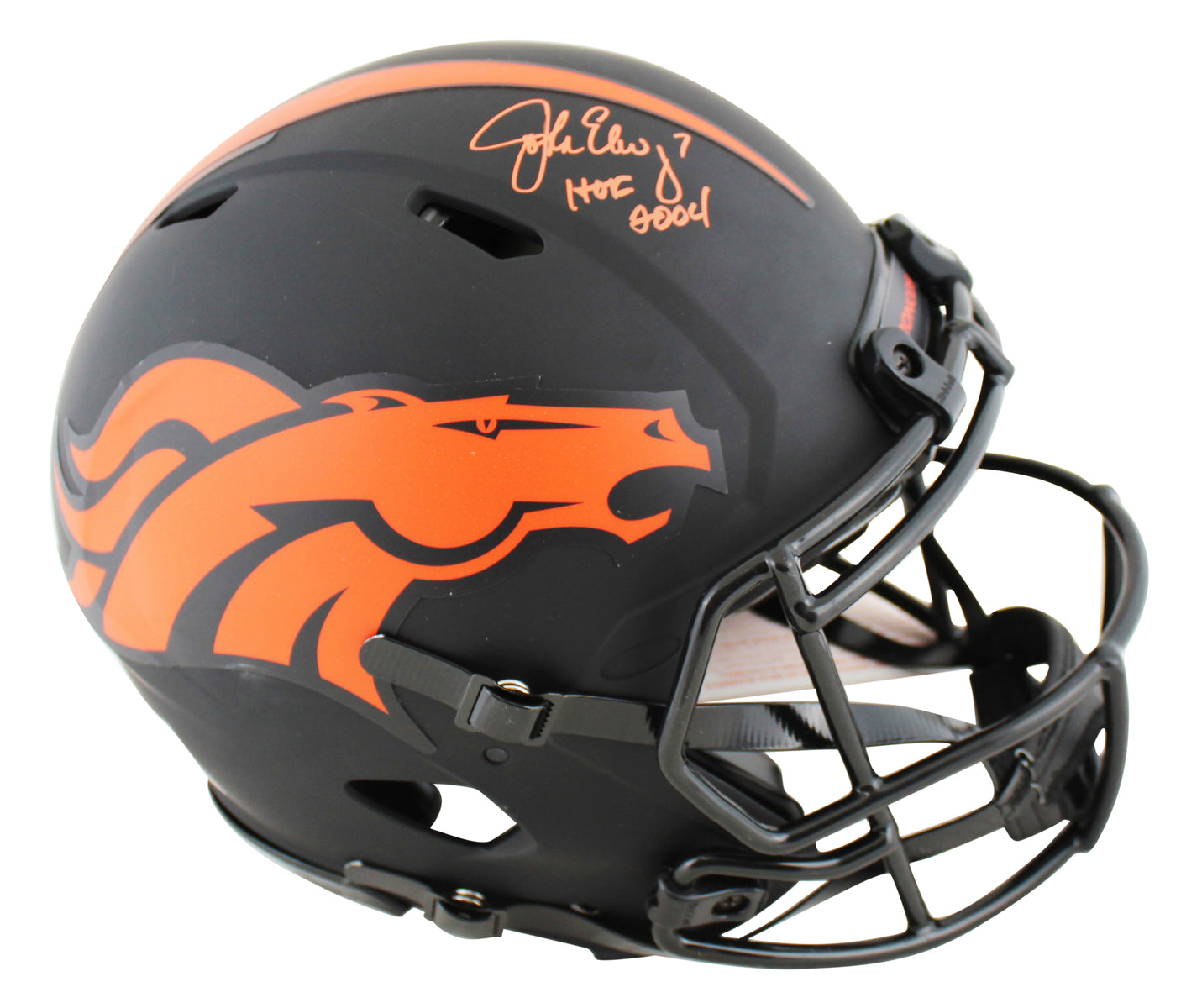 Broncos John Elway "HOF 04" Signed Eclipse Proline F/S Speed Helmet BAS Witness