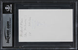 Michael Mann Heat Authentic Signed 3x5 Index Card Autographed BAS Slabbed 1