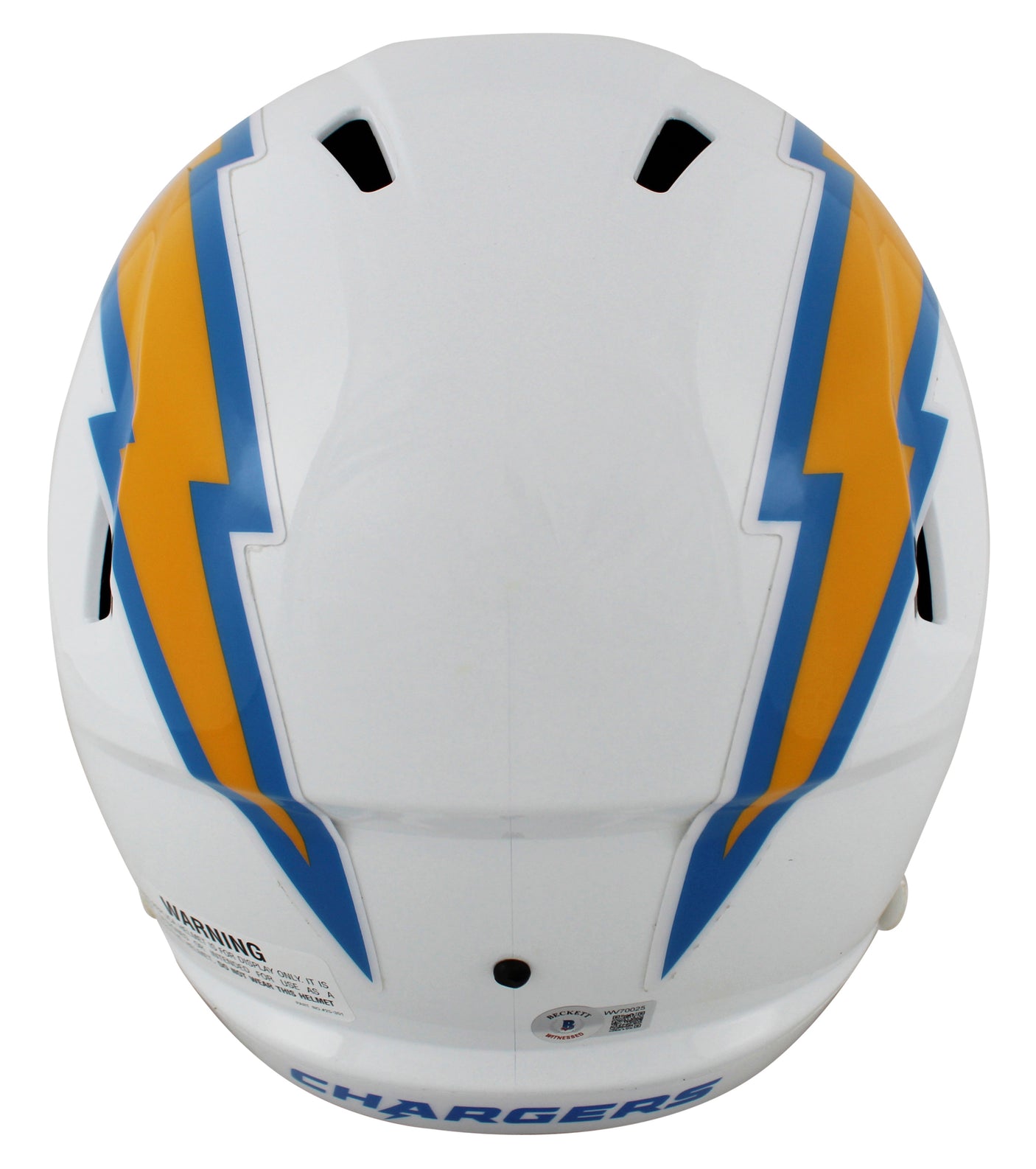 Chargers Mike Williams Authentic Signed Full Size Speed Rep Helmet BAS Witnessed