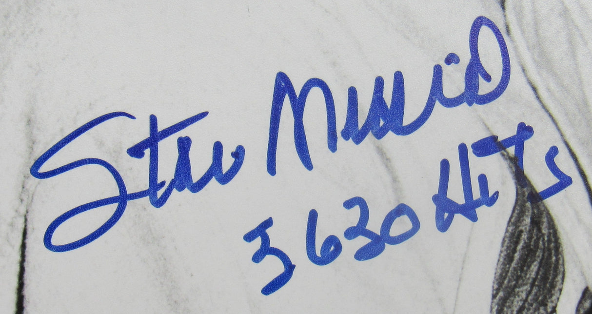 Stan Musial Signed 11x14 Photo JSA CN60148 w/3630 Inscription