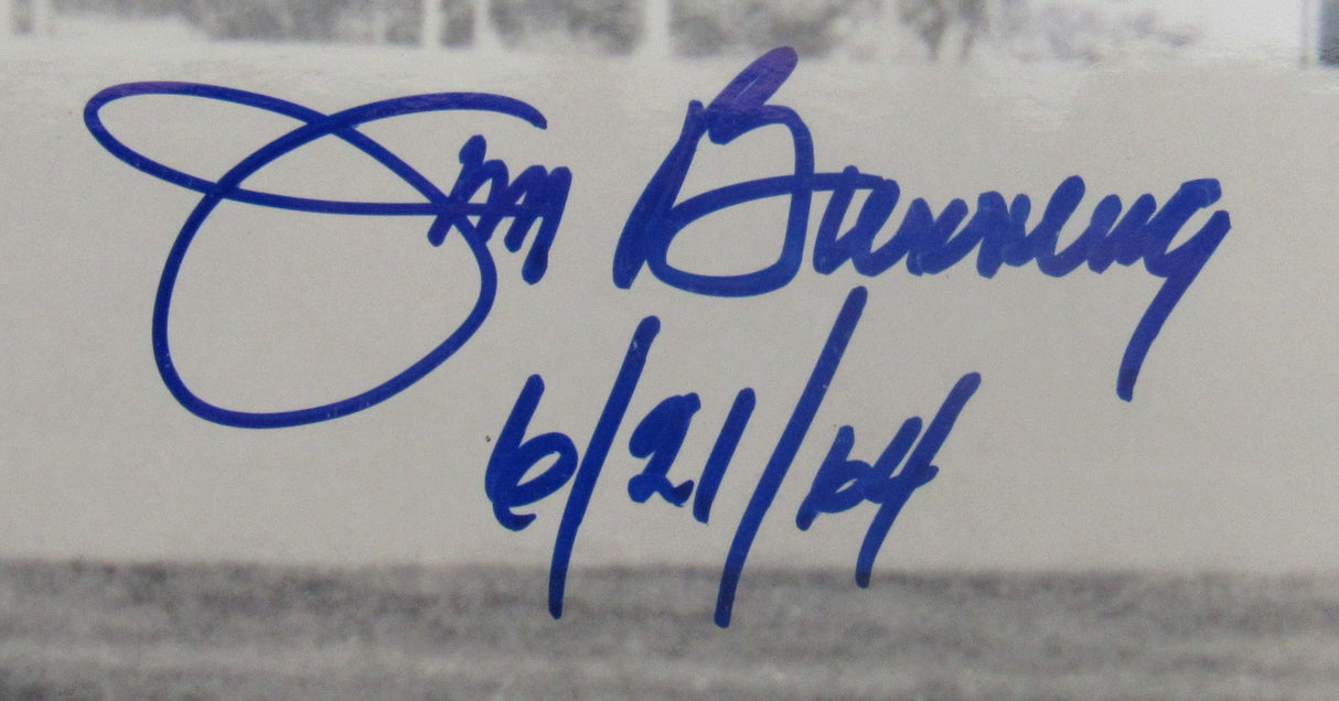 Jim Bunning Signed 11x14 Photo CN60147 - No Hitter Image w/Inscription