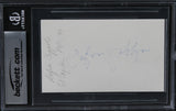 Sophia Coppola The Godfather Part 3 Authentic Signed 3x5 Index Card BAS Slab 1