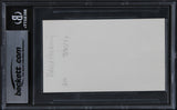 David Hockney Something's Gotta Give Authentic Signed 3x5 Index Card BAS Slabbed
