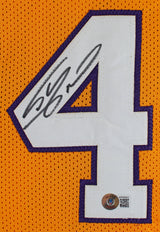 Shaquille O'Neal Authentic Signed Yellow Pro Style Jersey Autographed BAS