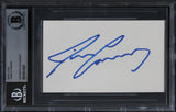 James Cameron Titanic Authentic Signed 3x5 Index Card Autographed BAS Slabbed 3
