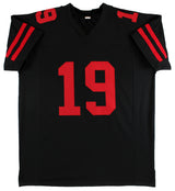 Deebo Samuel Authentic Signed Black Pro Style Jersey Autographed JSA Witness