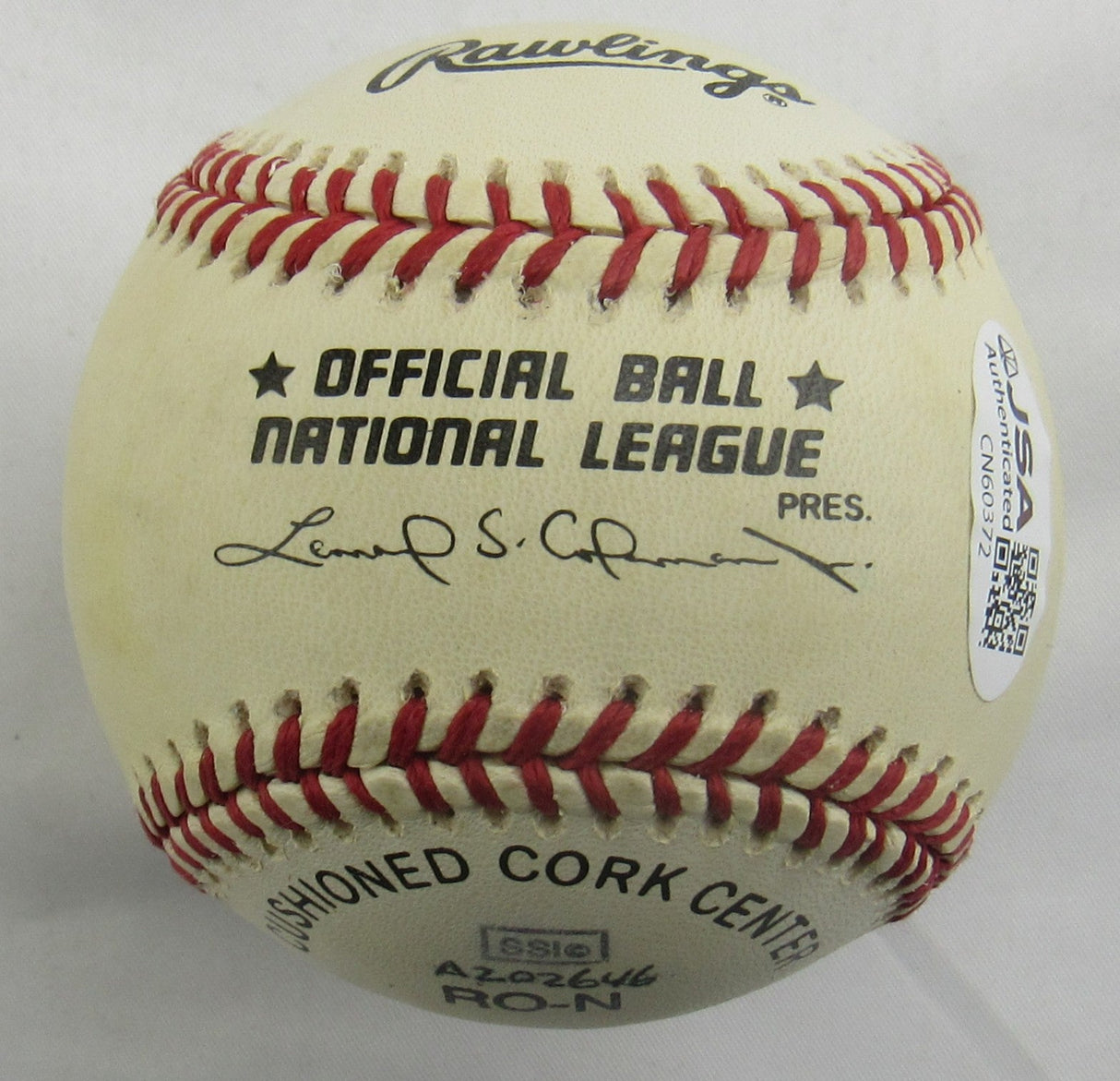 Johnny Bench Signed Rawlings Baseball JSA CN60372