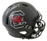 South Carolina Deebo Samuel Signed Black Full Size Speed Rep Helmet w/ Case JSA
