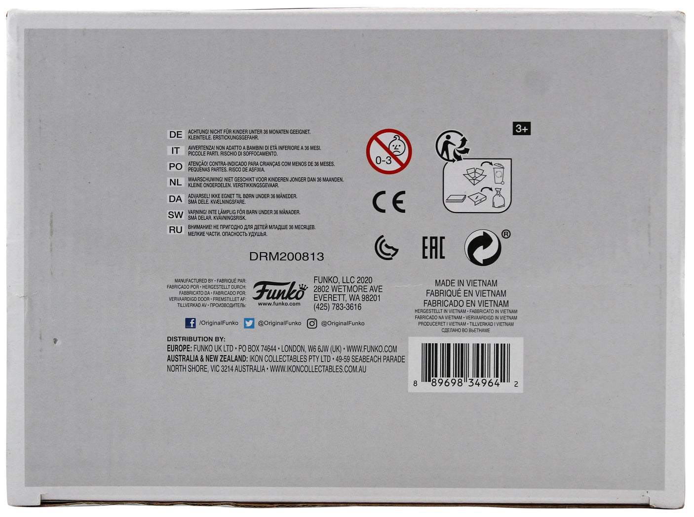 Chevy Chase Christmas Vacation Signed #90 Funko Pop Vinyl Figure BAS #WR44209