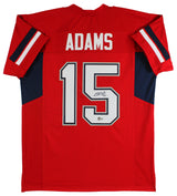 Fresno State Davante Adams Authentic Signed Red Pro Style Jersey BAS Witnessed