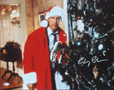 Chevy Chase Christmas Vacation Signed 16x20 Tree Photo w/ White Paint BAS Wit