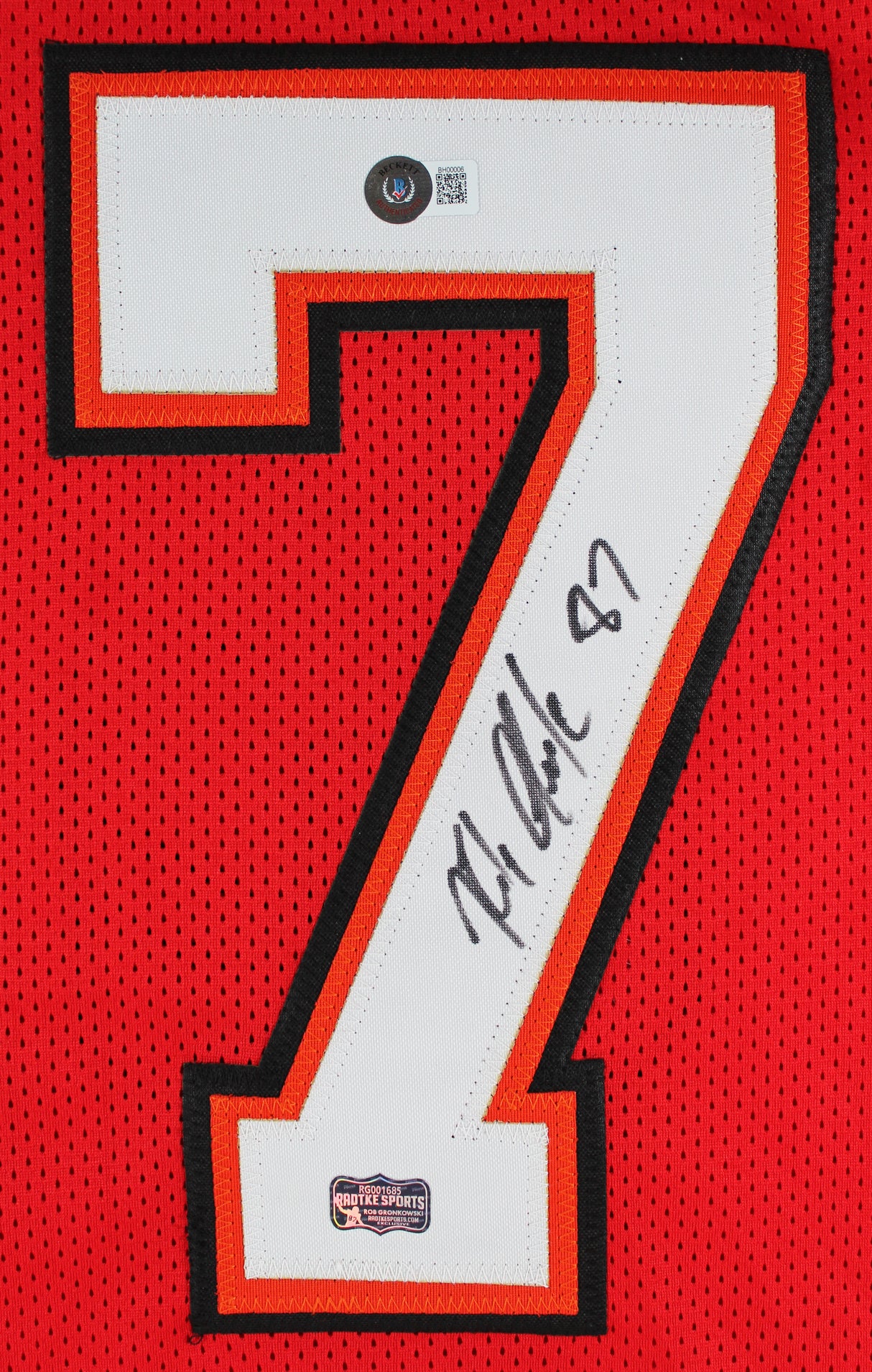 Rob Gronkowski Authentic Signed Red Pro Style Jersey Autographed BAS Witnessed