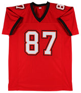 Rob Gronkowski Authentic Signed Red Pro Style Jersey Autographed BAS Witnessed