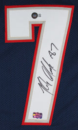 Rob Gronkowski Authentic Signed Navy Blue Pro Style Jersey BAS Witnessed