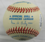 Bob Feller Signed Rawlings Baseball JSA CN60395 w/3 Inscriptions